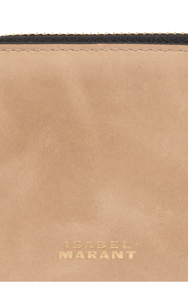 ISABEL MARANT｜HALF-LENGTH WALLETS (WALLET LEATER (MP009 ISABEL MARANT Small Yuki Leather Wallet | Neutrals | FARFETCH
